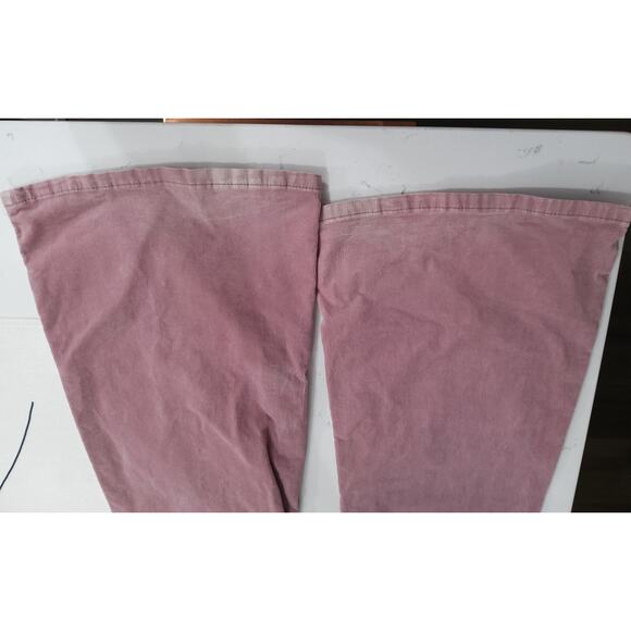 We the Free Jayde cord flare jeans Dusty Rose 25 waist bohemian hippie - Picture 5 of 7